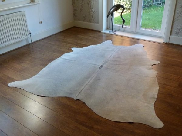 Real Grey Cowhide Rug