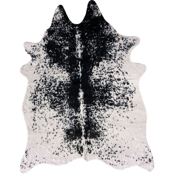 Salt & Pepper Real Cowhide Rug