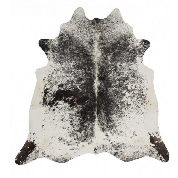 Salt & Pepper Real Cowhide Rug