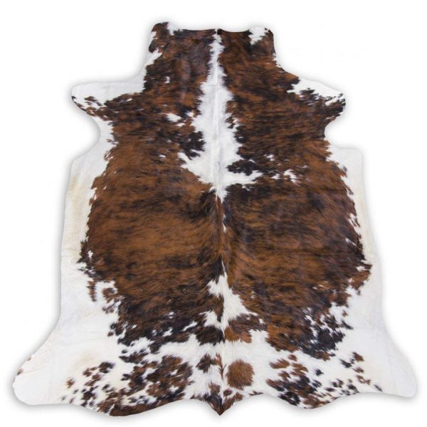 Tricolor Real Cowhide Rug