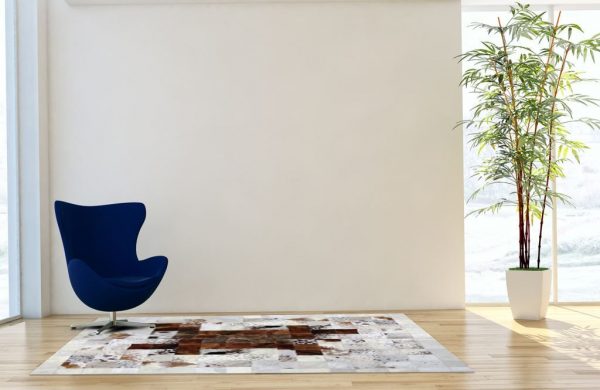 Real Cowhide Patchwork Rug