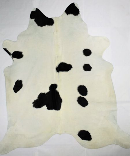Black and White Cowhide Area Rug