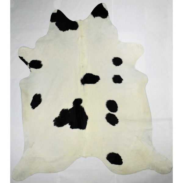 Black and White Cowhide Area Rug