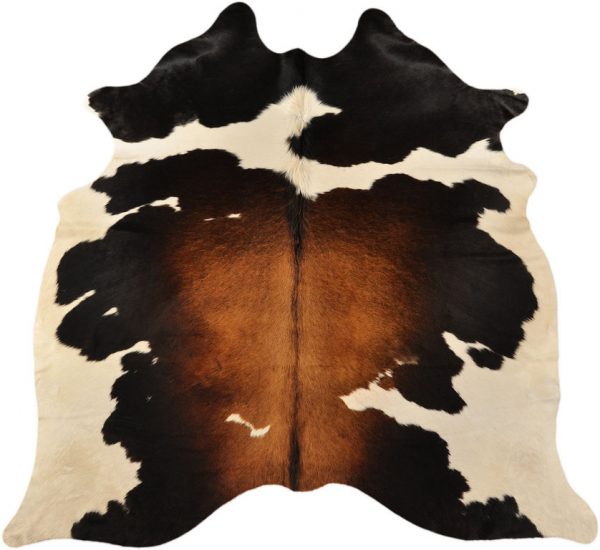 Tricolor Real Natural Cowhide